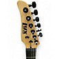 Used Lyx Pro ELECTRIC GUITAR Black and White Solid Body Electric Guitar