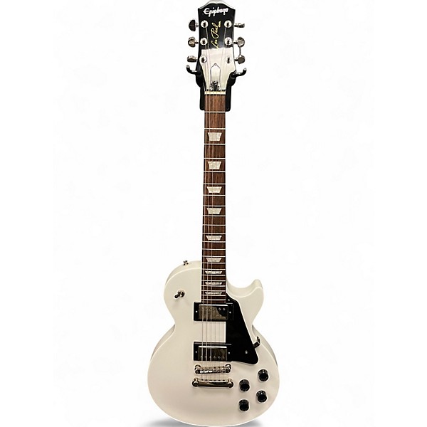 Used Epiphone Les Paul Studio Alpine White Solid Body Electric Guitar