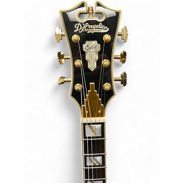 Used D'Angelico Excel DC Black Solid Body Electric Guitar