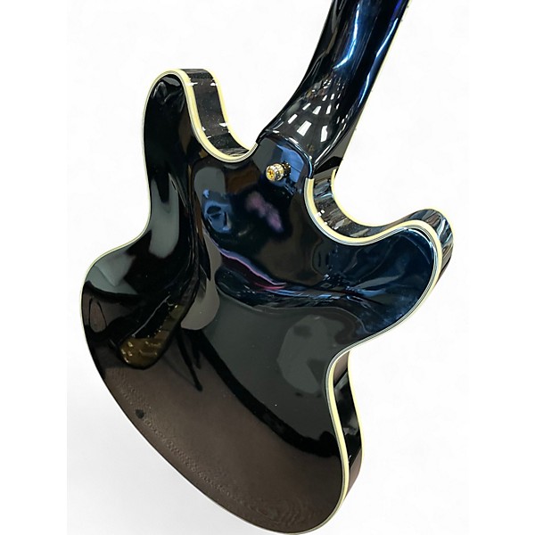 Used D'Angelico Excel DC Black Solid Body Electric Guitar