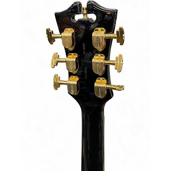 Used D'Angelico Excel DC Black Solid Body Electric Guitar