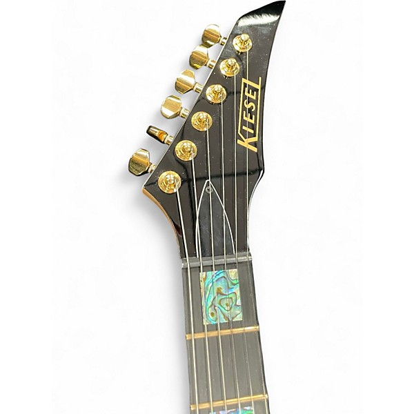 Used Kiesel ARIES 6 HSH Black Solid Body Electric Guitar