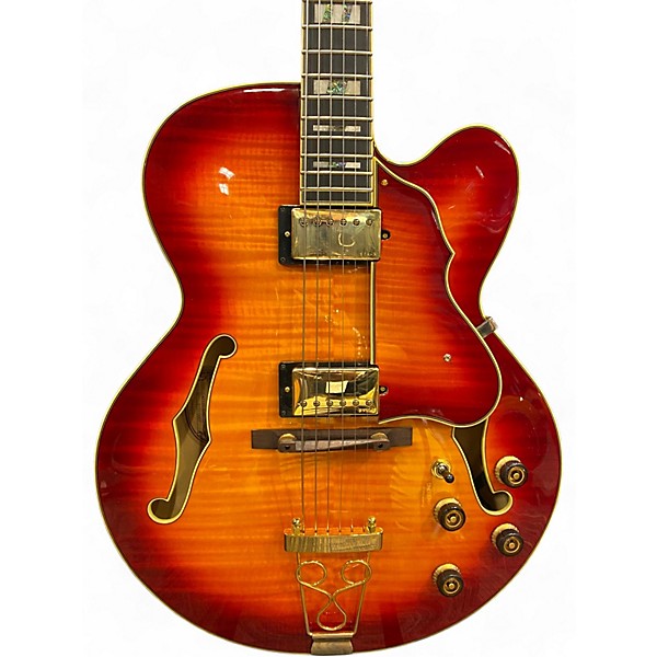 Used Ibanez AF155 Artstar AGED WHISKEY BURST Hollow Body Electric Guitar