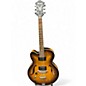 Used Ibanez Left Handed A55ltf Worn Brown Hollow Body Electric Guitar thumbnail