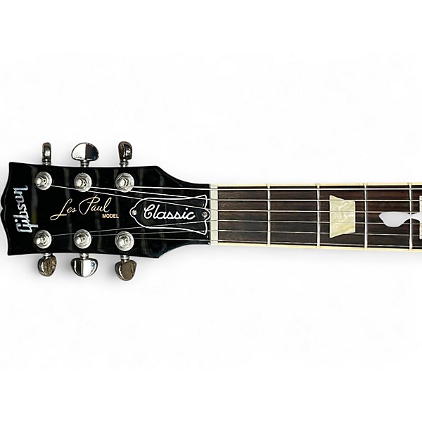 Used 2021 Gibson Les Paul Classic LH Ebony Solid Body Electric Guitar