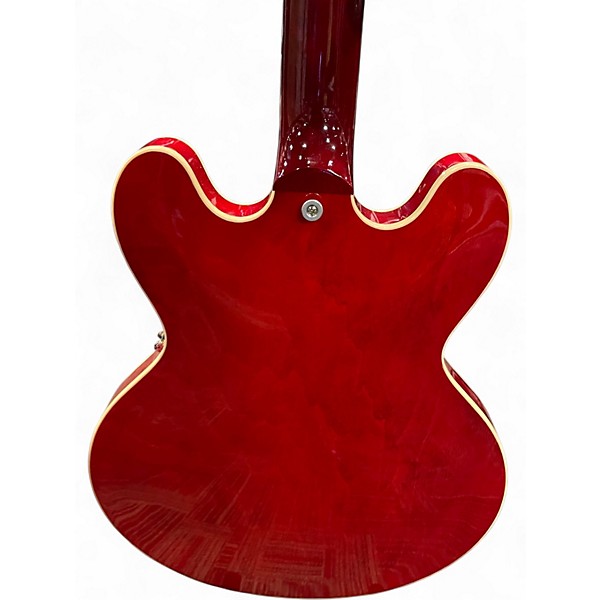 Used Gibson ES335 Candy Apple Red Hollow Body Electric Guitar