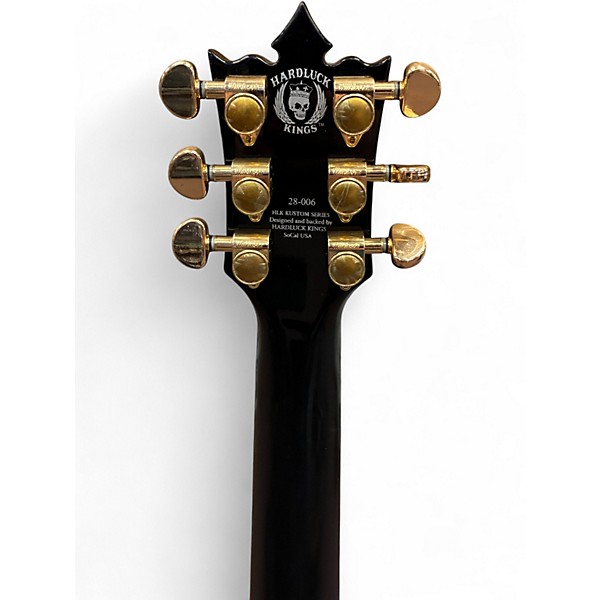 Used HardLuck Kings Maverick Quilted Mocha Solid Body Electric Guitar