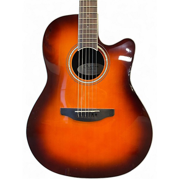 Used Ovation CS24-1-G Celebrity Sunburst Acoustic Electric Guitar