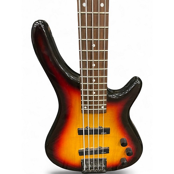 Used Stagg 5 STRING 2 Color Sunburst Electric Bass Guitar