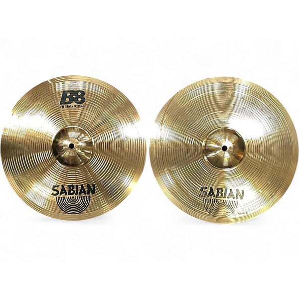 Used SABIAN 14in B8 14" Hi Hat pair Cymbal
