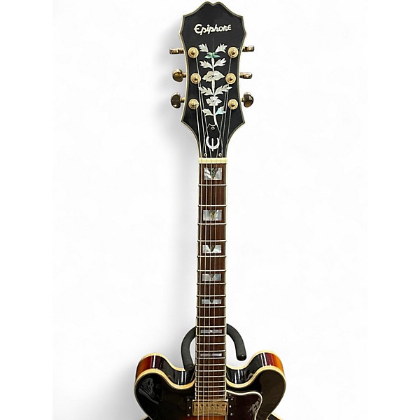 Used Epiphone Sheraton ii VS Tobacco Sunburst Hollow Body Electric Guitar