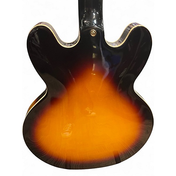 Used Epiphone Sheraton ii VS Tobacco Sunburst Hollow Body Electric Guitar