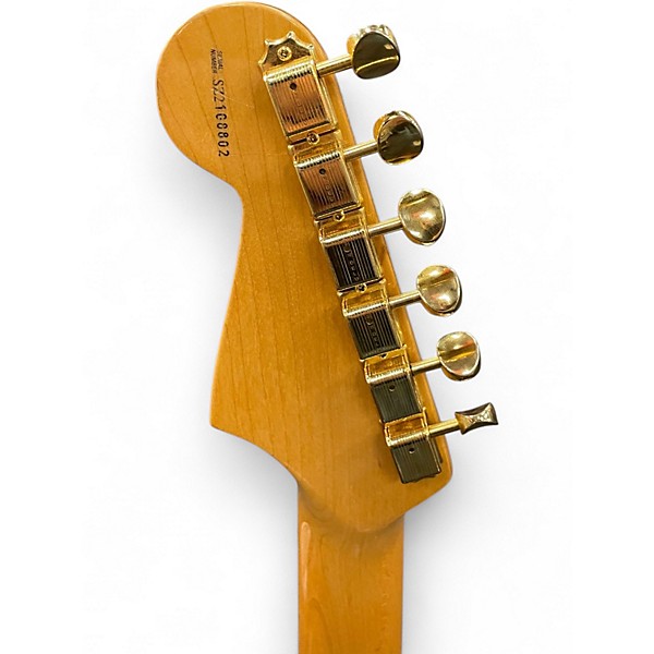 Used 2002 Fender Artist Series Stevie Ray Vaughan Stratocaster 3 Color Sunburst Solid Body Electric Guitar
