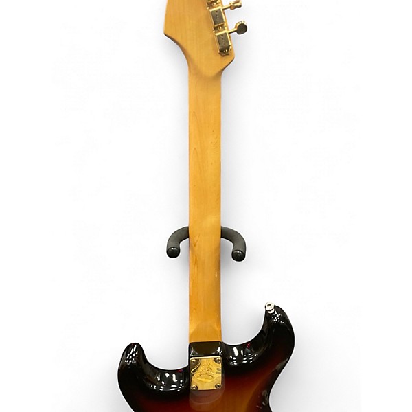 Used 2002 Fender Artist Series Stevie Ray Vaughan Stratocaster 3 Color Sunburst Solid Body Electric Guitar