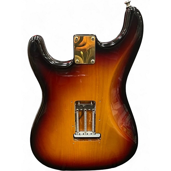 Used 2002 Fender Artist Series Stevie Ray Vaughan Stratocaster 3 Color Sunburst Solid Body Electric Guitar