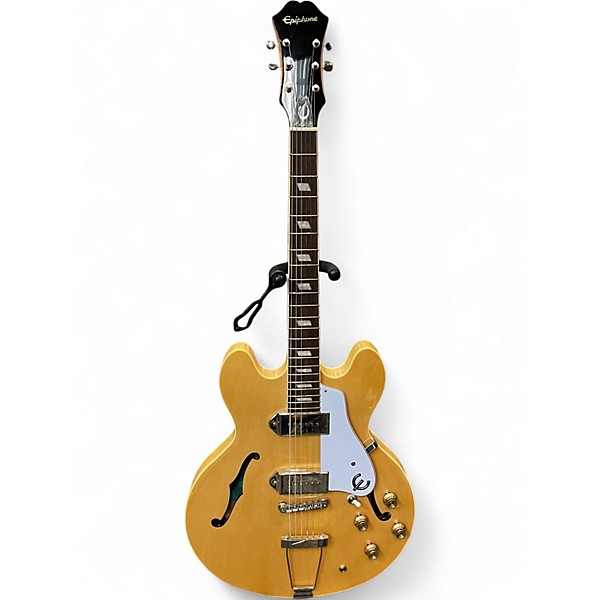 Used Epiphone Casino Natural Hollow Body Electric Guitar