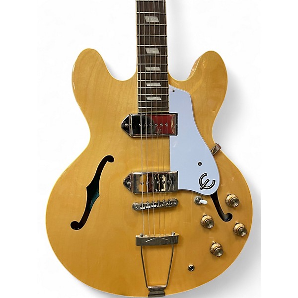 Used Epiphone Casino Natural Hollow Body Electric Guitar