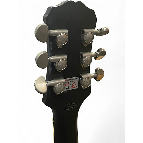 Used Epiphone Les Paul Traditional PRO III Black Solid Body Electric Guitar