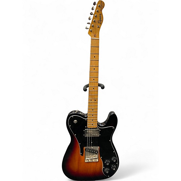 Used Squier Telecaster Custom 2 Color Sunburst Solid Body Electric Guitar