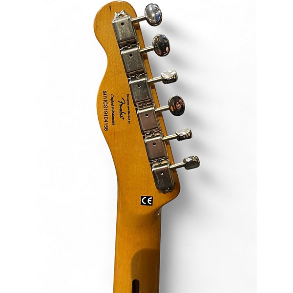 Used Squier Telecaster Custom 2 Color Sunburst Solid Body Electric Guitar