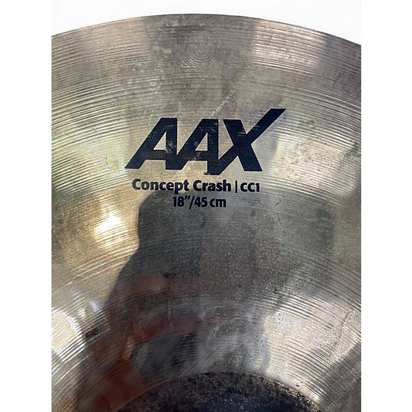 Used SABIAN 18in AAX CONCEPT CRASH Cymbal