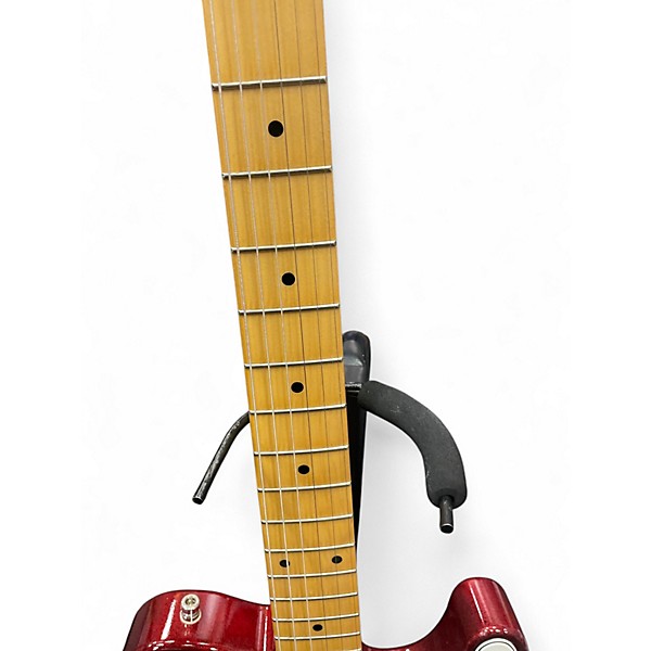 Used 2025 Logan Custom Telecaster Maroon Solid Body Electric Guitar