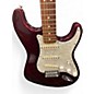 Used 2025 Fender Standard Stratocaster Maroon Solid Body Electric Guitar