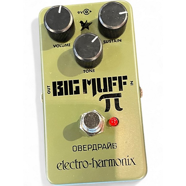 Used Electro-Harmonix Green Russian Big Muff Distortion/Sustainer Reissue Effect Pedal