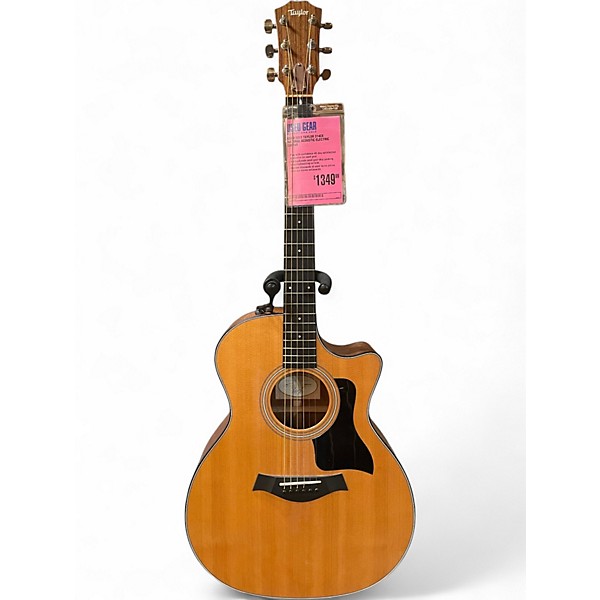 Used 2011 Taylor 314CE Natural Acoustic Electric Guitar