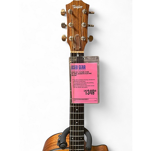 Used 2011 Taylor 314CE Natural Acoustic Electric Guitar