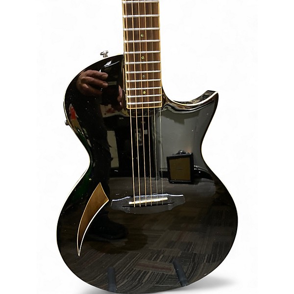 Used ESP LTD TL6 Black Acoustic Electric Guitar