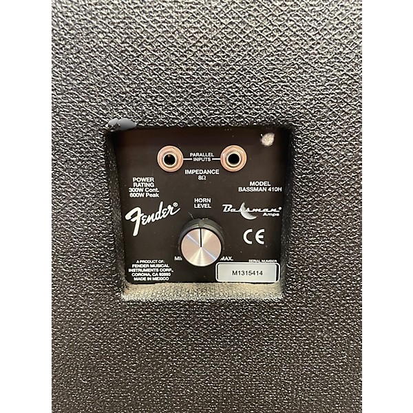 Used Fender Bassman 410H Bass Cabinet