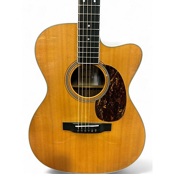 Used Martin DC16RGTEAURA Natural Acoustic Electric Guitar