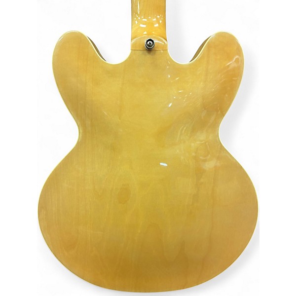 Used Epiphone Sheraton Natural Hollow Body Electric Guitar