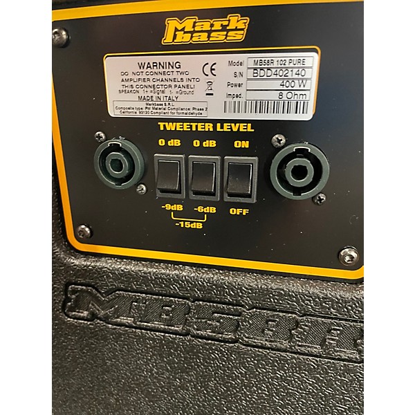 Used Markbass MB85R Bass Cabinet