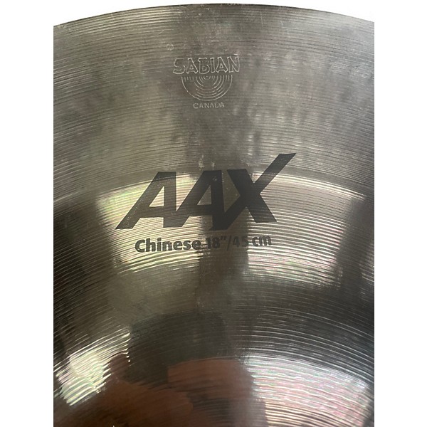 Used SABIAN 18in AA Chinese Cymbal