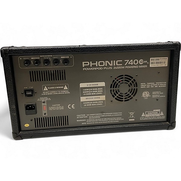 Used Phonic powerpod 740 plus Powered Mixer