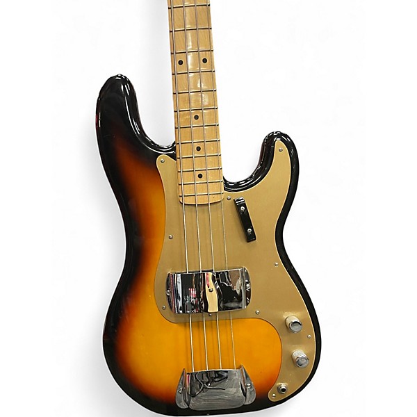 Used Fender 1958 American Vintage Precision Bass Sunburst Electric Bass Guitar