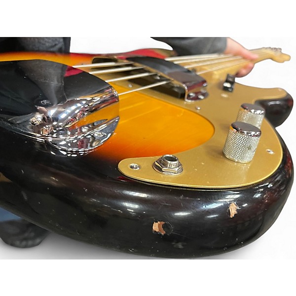Used Fender 1958 American Vintage Precision Bass Sunburst Electric Bass Guitar