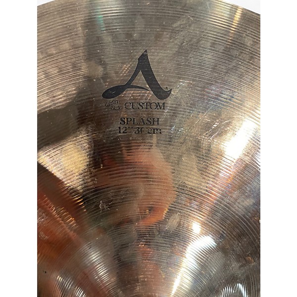 Used Zildjian 12in A Custom Splash Cymbal