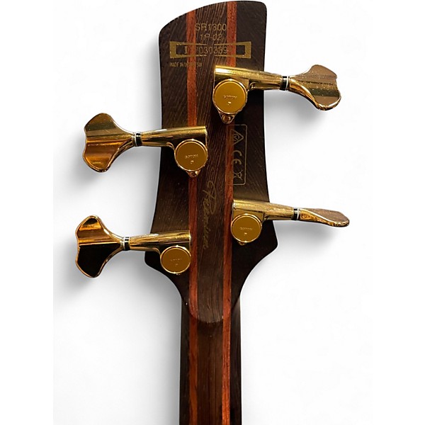 Used Ibanez PREMIUM SR1300 Natural Electric Bass Guitar