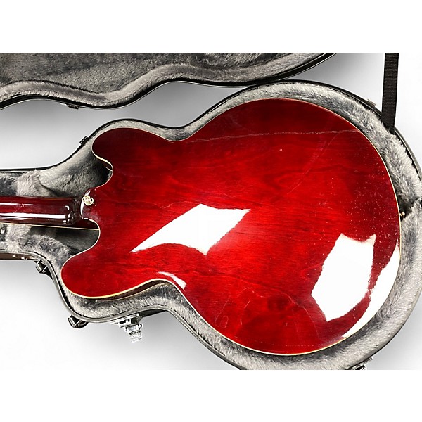 Used Epiphone Riviera P93 Wine Red Hollow Body Electric Guitar