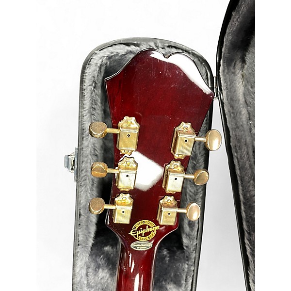 Used Epiphone Riviera P93 Wine Red Hollow Body Electric Guitar