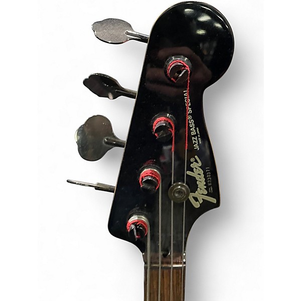 Vintage 1987 Fender JAZZ BASS SPECIAL Black Electric Bass Guitar