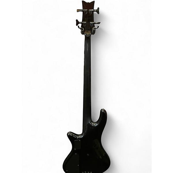 Used Schecter Guitar Research stage 4 Black Electric Bass Guitar