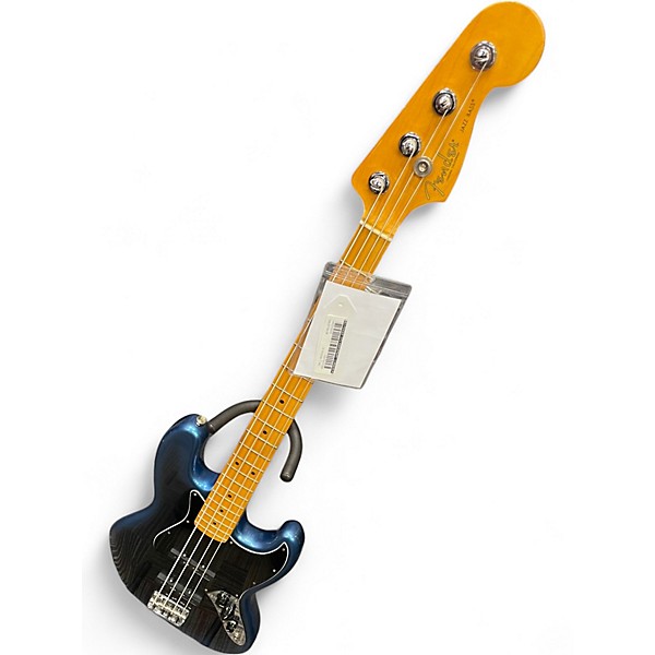 Used Fender 75th Anniversary Commemorative American Jazz Bass Blue Burst Electric Bass Guitar