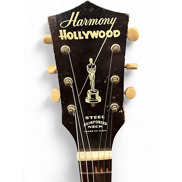 Used Harmony H39 Sunburst Hollow Body Electric Guitar