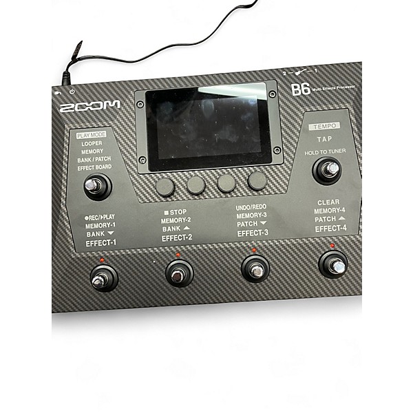 Used Zoom B6 MULTI EFFECTS PROCESSOR Effect Pedal Package