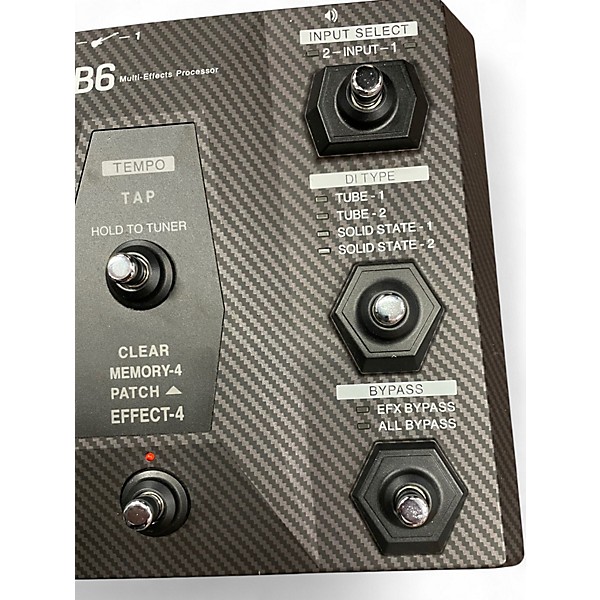 Used Zoom B6 MULTI EFFECTS PROCESSOR Effect Pedal Package