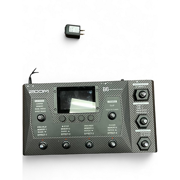 Used Zoom B6 MULTI EFFECTS PROCESSOR Effect Pedal Package